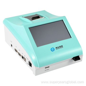 Touch Screen Rapid efluorescence dry fluorescence analyzer